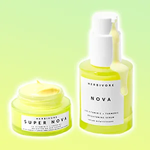 HERBIVORE Botanicals Super Nova Eye Cream - Powered by 5% THD Vitamin C + Caffeine to Reduce Dark Circles  Puffiness and Brightens Eyes - Herbivore Super Nova brightening eye cream