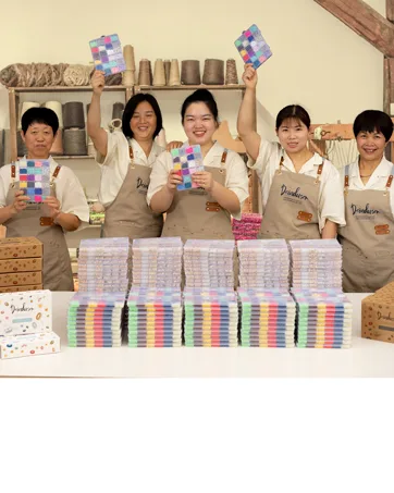 Deinduser Bracelet Making Kit - Jewelry kit with Stand 28 Colors Polymer Clay Beads for Adults Heishi Disc - about our team