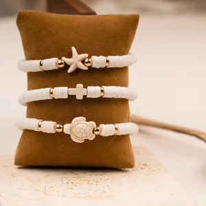 Deinduser Bracelet Making Kit - Jewelry kit with Stand 28 Colors Polymer Clay Beads for Adults Heishi Disc - deinduser jewelry making kit
