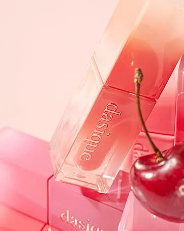 Dasique Mood Glow Lipstick 08 Cherry Drop - juicy dewy tint