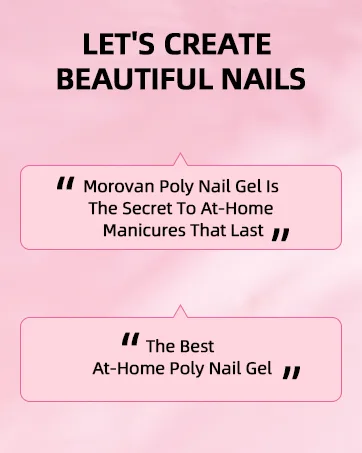 Morovan Poly Gel Nail Kit with U V Lamp 48W - Poly Nail Gel Kit Nail Extension Gel Poly Gel Kits Poly Gel Starter Kit with Everything Nail Art Accessories DIY - product information 6