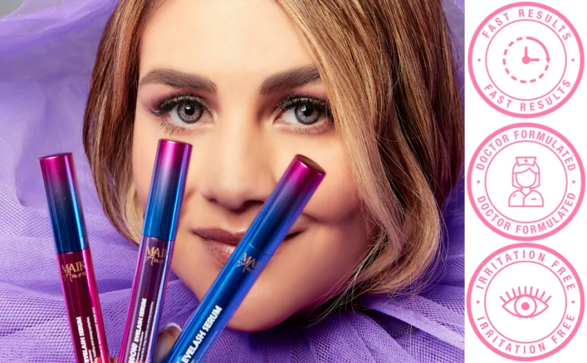 Eyelash Growth Serum. PRO-ADV+ Activator. Achieves thicker  longer  healthier and eyelashes and eyebrows. Shocking volume. Eyelash WOW. (5 mL) - eyelash growth serum-babe lash-eyelash serum-grande lash-lash serum for eyelash growth-serum