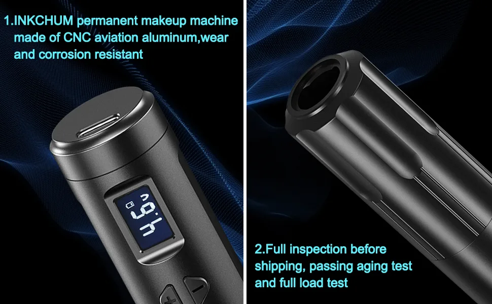 INKCHUM Microblading Supplies Permanent Makeup Machine Black - tattoo gun