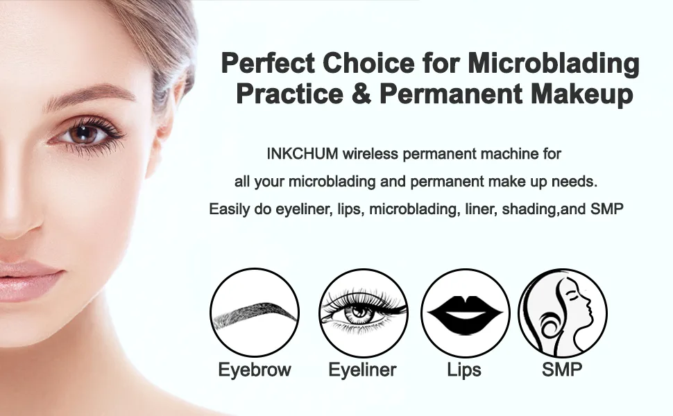 INKCHUM Microblading Supplies Permanent Makeup Machine Black - tattoo pen