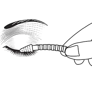 iLidClean - Silicone Eyelid Cleaning Tool  1/pkg - iLidClean in use