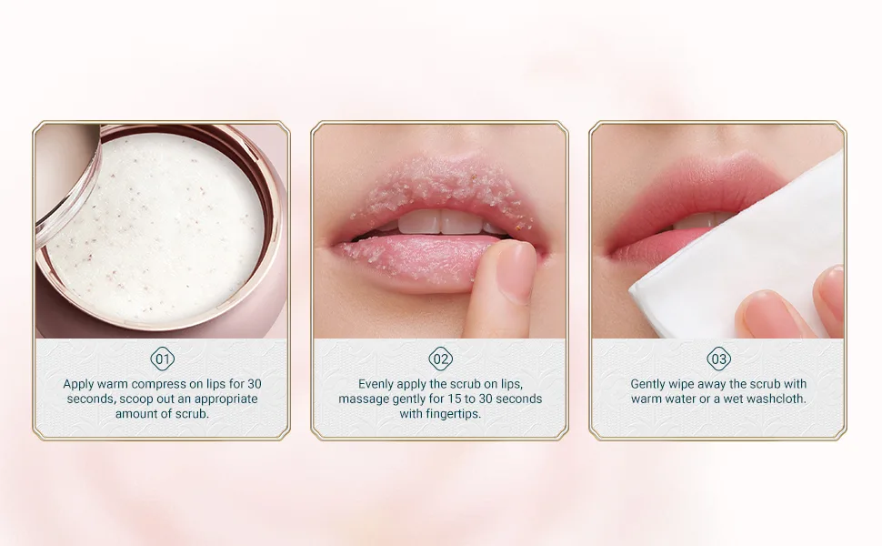 FLORASIS Herbal Care Hydrating Lip Scrub - lip scrub for women