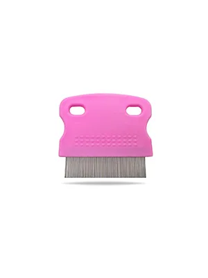 1 Piece Hair Nit Comb Remove Head Nits Stainless Steel Teeth Nit Combs For Kids Adults And Pets (Pink) - product information 3