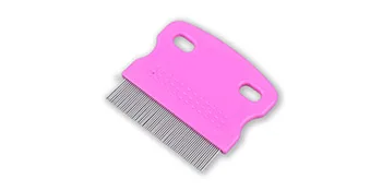 1 Piece Hair Nit Comb Remove Head Nits Stainless Steel Teeth Nit Combs For Kids Adults And Pets (Pink) - product information 4