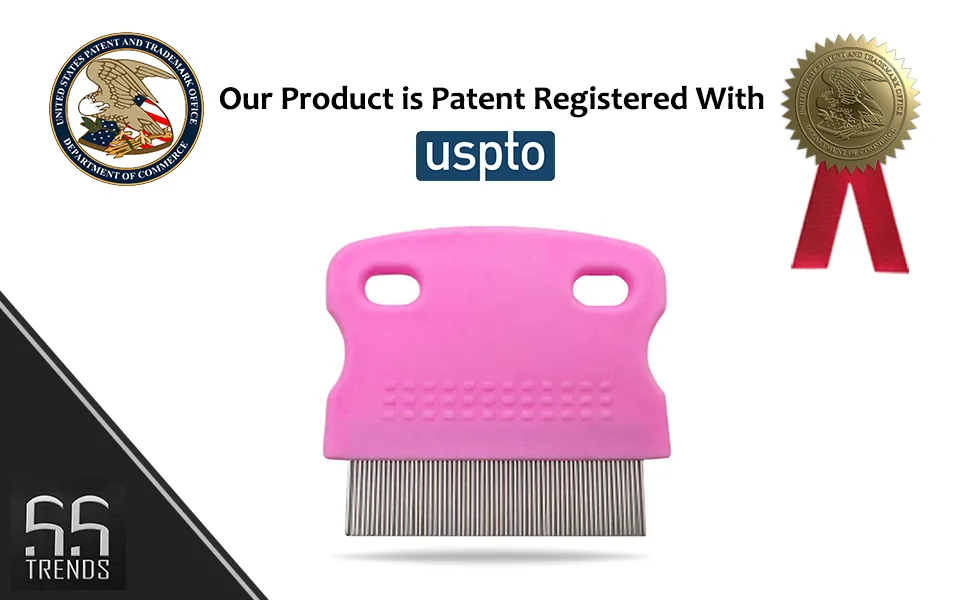 1 Piece Hair Nit Comb Remove Head Nits Stainless Steel Teeth Nit Combs For Kids Adults And Pets (Pink) - product information 7