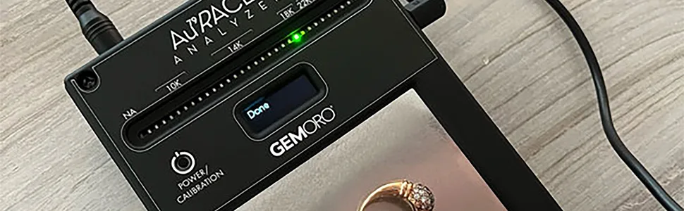 GemOro Auracle Analyzer Gold & Platium Tester  2009 - GEMORO AuRACLE ANALYZER GOLD & PLATINUM TESTER
