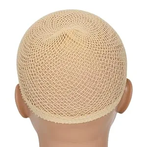 Wig Cap for Long hair Elastic Mesh Net Wig Caps  Wig Cap for Long Thick Hair 3 Pcs (Black) - wig cap-3