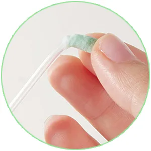 50 Pcs Cotton Makeup Remover Swabs - Disposable Vitamin E Liquid-Filled Cotton Swabs Sticks for Eye/Lip/Eyebrow/Eyelash Makeup Correctors Removing Swabs - Makeup Remover Swabs