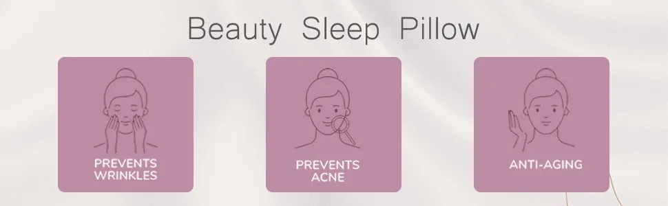 Beauty Pillow  Anti Wrinkle & Anti Aging Back Sleep Training Pillow  Wrinkle Prevention Pillow to Sleep on Back  Head Positioning Pillow  Post Surgery Pillows Support for Sleeping Upright Pink - product information 3