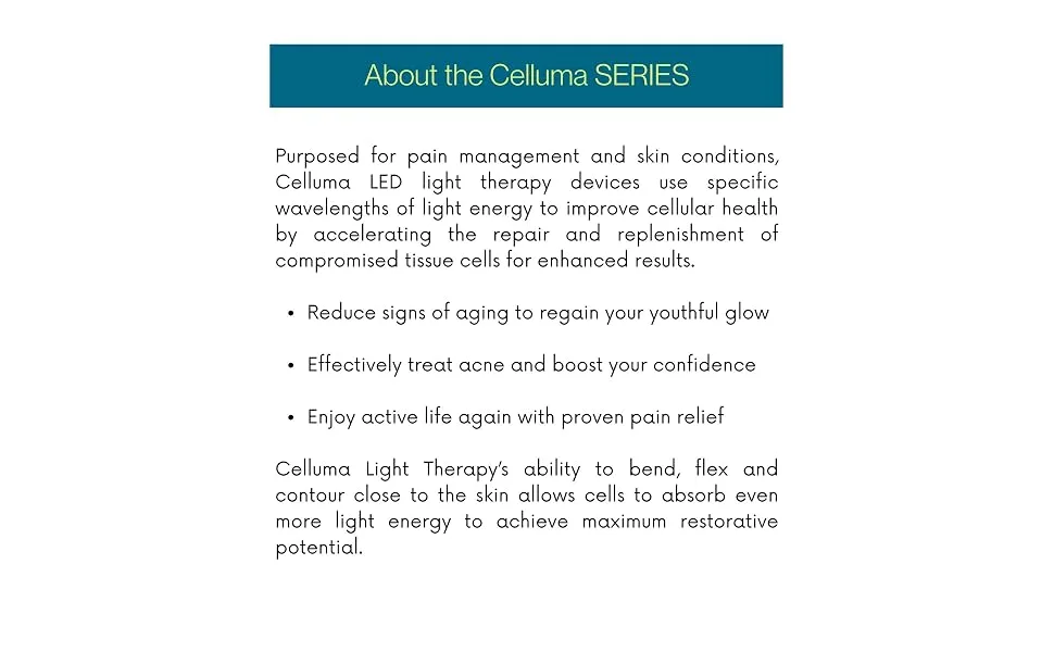 Celluma CLEAR | LED Light Therapy For Acne On The Face  Chest  Shoulders and Back - About