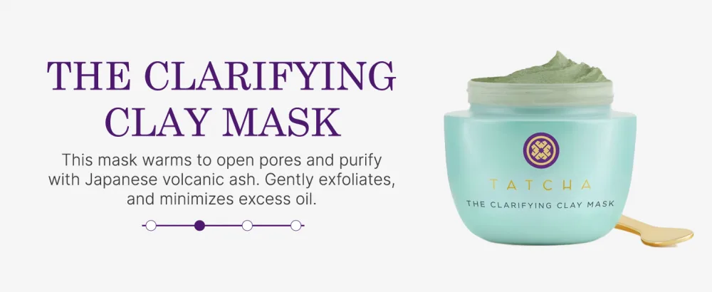 Tatcha Clarifying Skin Essentials Exclusive Amazon Set: Deep Cleanse  Clarifying Clay Mask  Water Cream & Silk Peony - clay mask