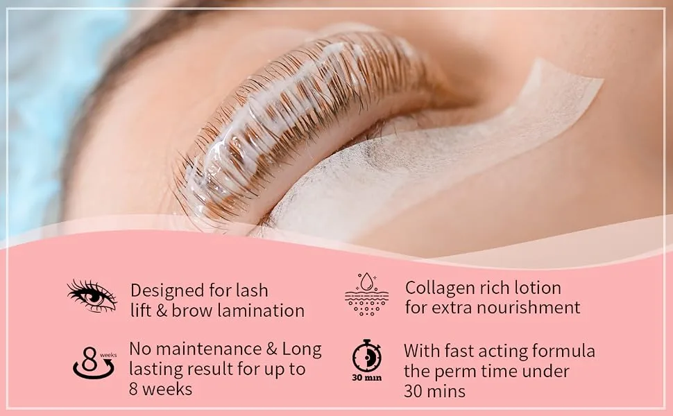 ICONSIGN Lash Lift Kit(2nd Generation)  Professional Semi-Permanent Curling Eyelash Perm Kit Suitable for Salon & Home Use - lash lift