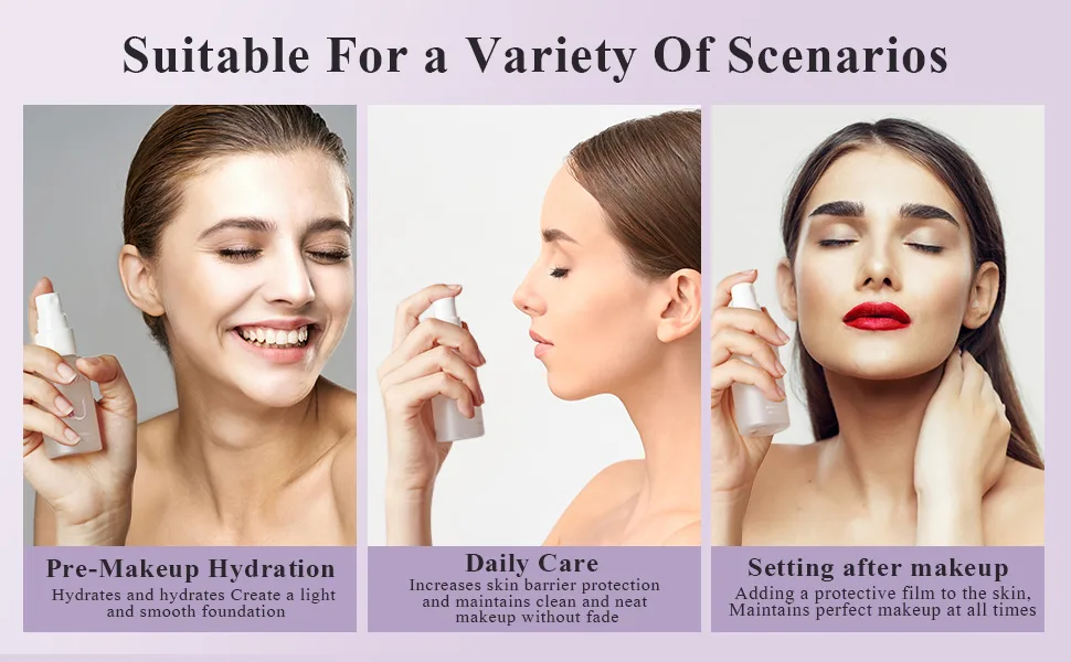 LUXAZA Makeup Setting Spray 16 Hr Lock Setting Mist- Blurring & Oil Absorbing Face Setting Spray For Makeup-Long Lasting Makeup Primer and Spray-1.15 Fl. Oz. - Makeup Setting Spray