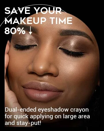 LUXAZA 3PCS Eyeshadow Stick Neutral Eye Shadow Sticks Pencil Crayon With Eyeshadow Primer And Setting Spray 3-in-1 Eye Makeup Kit-Smudge-Proof C-Champagne Set - eye makeup