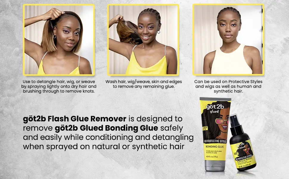 Got2B Glued Flash Glue Remover  4 oz - got2b glue remover how to