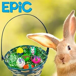 Epic Easter Paint Markers - Permanent Opaque Acrylic Paint - Non Toxic - Water Based - Medium Tip - 12 Springtime Colors - Pastel - Easter Egg Paint - Bunny Basket 2