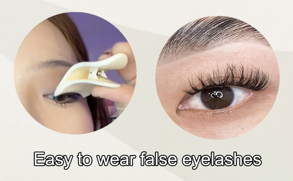2 PCS Lash Clip Lashes Buddy False Eyelash Applicator Tool Eye Makeup Tools Eyelashes Clip More Convenient to Wear Lashes - product information 6