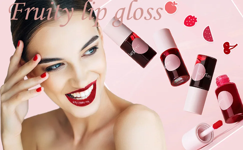 Dulele 4 Pcs Hydrating Lip Stain Tint Set  Velvet Matte Liquid Lipstick  Long Lasting & Moisturizing Smooth Lip Gloss Lip Cheeks and Eyes - product information 22