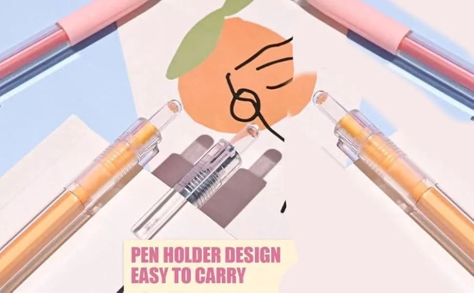 Cartoon Pattern Student Utility Knife Pen  Craft Cutting Tool Paper Pen Cutter Knife Creative Retractable  Cutter Knife Creative Retractable Precision Paper Cutting Carving Tools (12PCS) - product information 7