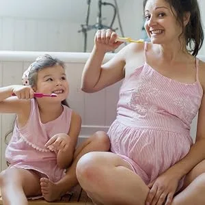 TNTN MOM'S Grapefruits Toothpaste (1ea) & Ultra fine Toothbrush (2ea) Set for Pregnant Women - safe
