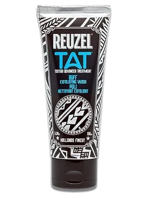 Reuzel Buff Exfoliating Wash  3.38 oz Scrub - Reuzel tat buff exofliating wash