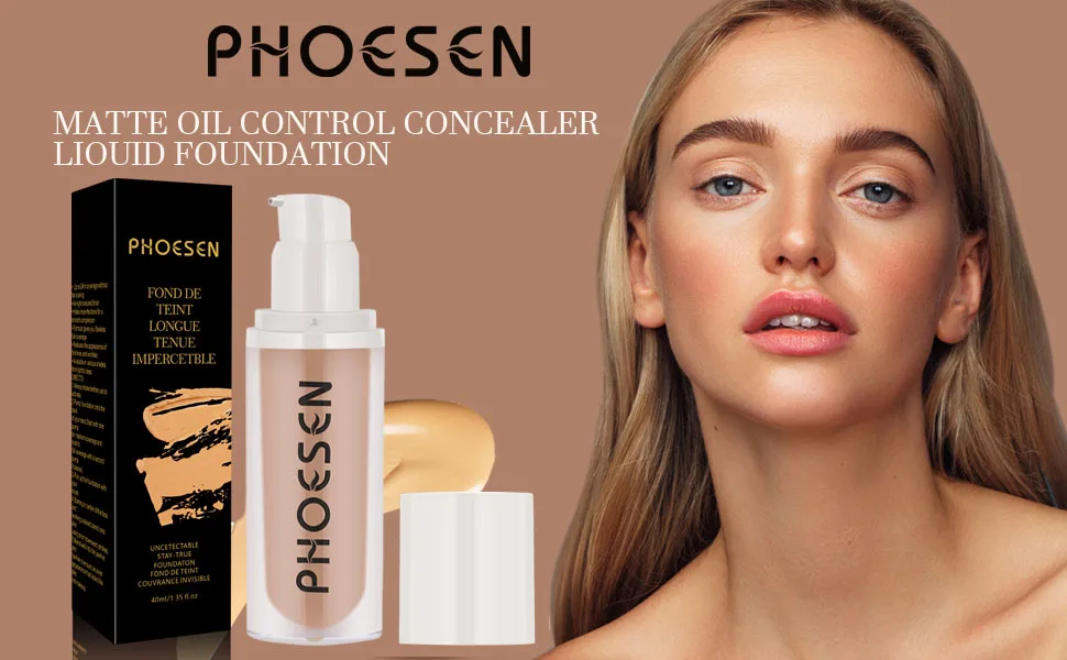 Liquid Foundation  Flawless Soft Matte Liquid Foundation 24HR Oil Control  Concealer Foundation Makeup  Medium to Full Coverage with Matte Finish  1.35 Oz 16 - MATTE OIL CONTROL CONCEALER LIOUID FOUNDATION