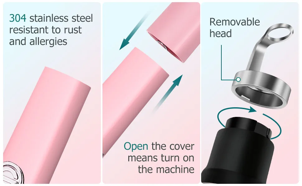 Blackhead Remover Tools with Camera  Visible Blackhead Remover  Pimple Popper Comedone Whitehead Extractor Kit  20X Magnification Visible Pore Cleaner Compatible with iPhone  iPad & Android - blackhead removal tool