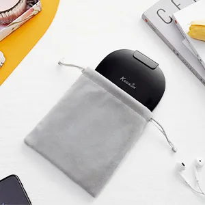 KEDSUM Lighted Travel Makeup Mirror  Rechargeable 1X/10X LED Travel Magnifying Compact Mirror with Light  Dimmable Double Sided Small Folding Mirror  Portable Mirror for Handbag  USB Charging (Black) - product information 24