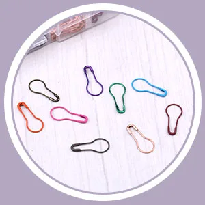 185PCS Stitch Markers  Knitting Crochet Markers with Plastic Box  Stitch Marker Ring Colorful for Sewing Knitting DIY Handmade Crafts - Stitch Markers