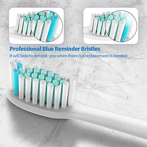 8Pcs Toothbrush Replacement Heads Compatible with Philips Sonicare Electric Toothbrushes Snap-on Handles (Black) - Replacement Toothbrush Heads Compatible with Philips Sonicare