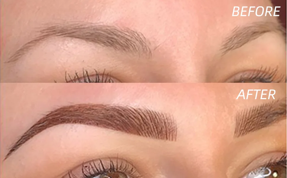 2 in 1 Brow Lamination Lash Lift Kit | Instant Fuller Eyebrows | Professional Eyelash Perm Kit with Silicone Shields | Semi-Permanent Lifting Curling Perming | Salon Result lasts 8 weeks - lash lift