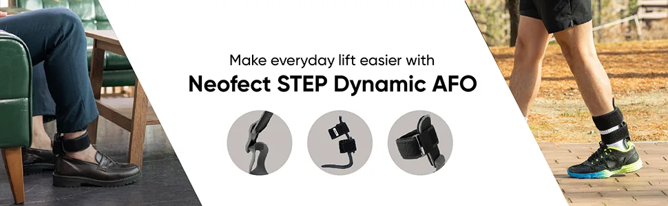 Neofect STEP Medium Left AFO Foot Drop Brace  Drop Foot Brace for Walking  Ankle and Foot Orthosis Support Left Medium - product information 7