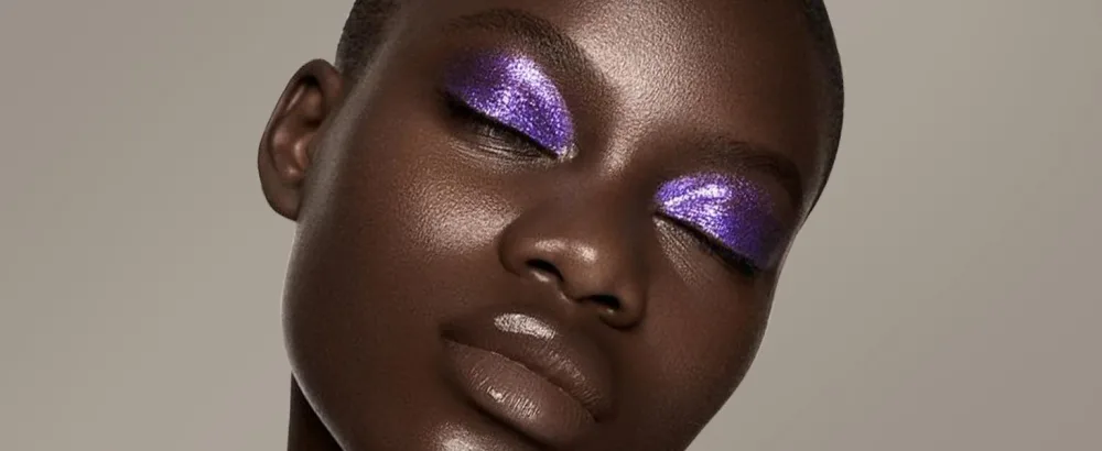 Junhe Chameleon Metallic Liquid Eyeshadow Eye Shadow Long Lasting and Pigmented Sparkling &Shimmer Eyes Makeup One-Swipe Coverage 0.10 Floz (103 EMBER) - Purple Liquid Eyeshadow