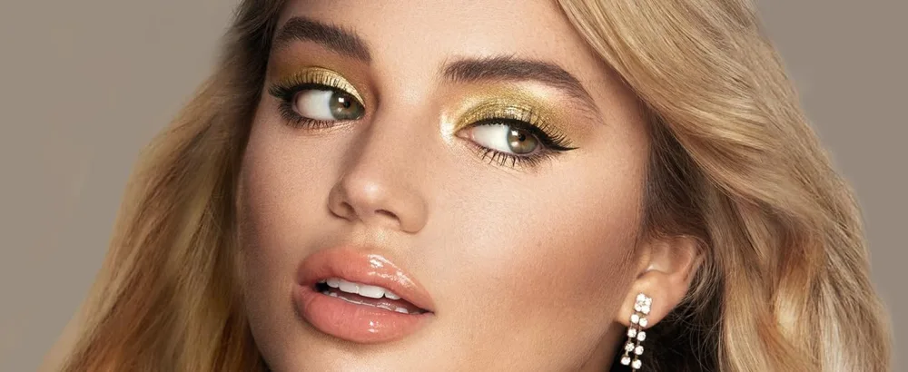 Junhe Chameleon Metallic Liquid Eyeshadow Eye Shadow Long Lasting and Pigmented Sparkling &Shimmer Eyes Makeup One-Swipe Coverage 0.10 Floz (103 EMBER) - Shimmer Eyeshadow