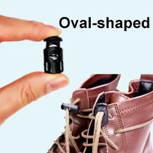 ZUSHALLMY 48pcs Upgraded Plastic Cord Lock  Cord Locks - Draw String Clip with Spring Toggle Stoppers Buttons for Drawstrings  Shoelaces  Paracord - toggle buttons
