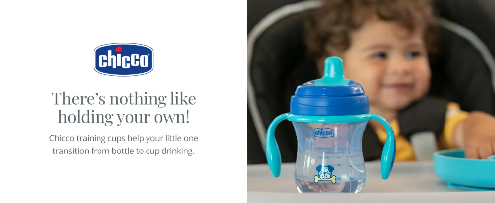 Chicco Semi-soft Spout Trainer Spill-Free Sippy Cup 7oz. Blue 6m+ - Blue 1st spt Trainer Desktop