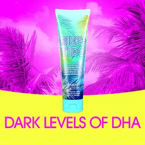 Ride or Tide - Beach Ready Bronzing Lotion with Enhanced Coconut Water - Dark Levels of DHA