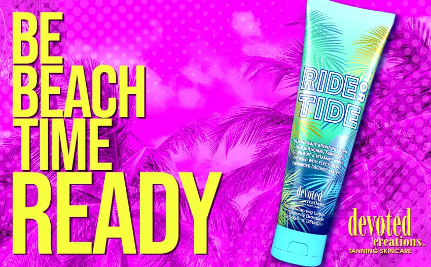 Ride or Tide - Beach Ready Bronzing Lotion with Enhanced Coconut Water - Ride or Tide, Be Beach Time Ready
