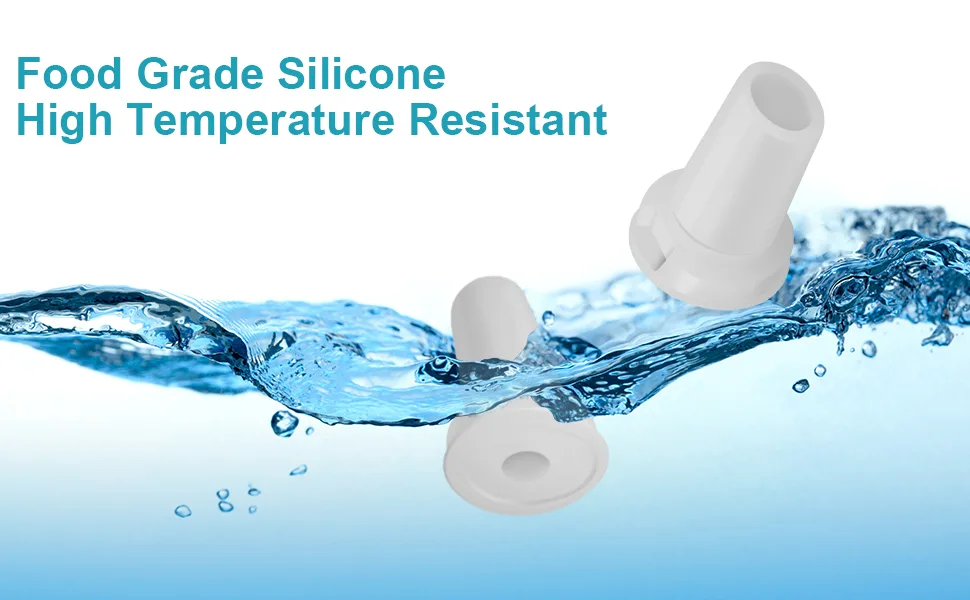 YUBIRD Straw Replacement for Brita Water Bottle - 2 PCS Silicone Mouthpiece Replacement for Brita Water Bottle  Top Replacement Cap for Brita Water Bottle  Bite Valve Replacement Parts for Brita - bite valve replacement