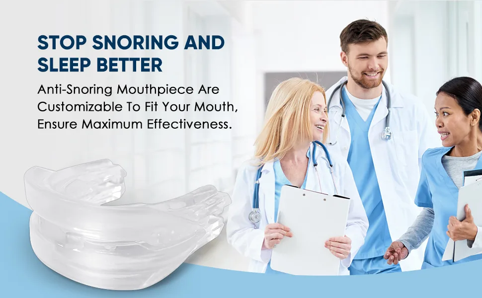 Anti-Snoring Mouthpiece Solution  Comfort Size (1)  Snoring Solution for a Better Night s Sleep  Clear White-222 - product information 2