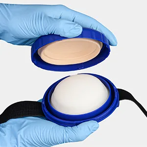SimCoach Intramuscular Injection Training Pad  Injection Practice Kit for Nurses  Medical Students  Wearable Injection Pad for Medical Education Blue - product information 3