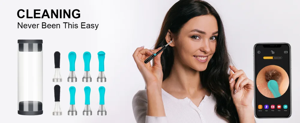 Ear Wax Removal Tool Replacement Tips  8 Pieces Silicone Ear Spoon for Ear Cleaner  Original Replacement Tips Set Dia. 3.5mm - ear wax removal