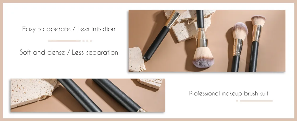 BS-MALL Makeup Brush Set 4 Pcs Premium Foundation Synthetic Powder Concealers Makeup Brushes Big Cosmetic Brushes - product information 26