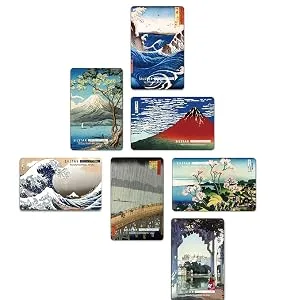 SILSTAR Professional Compact Card Mirror  Unbreakable Acrylic Makeup Mirror  Vanity Mirror for Wallet  Handheld Compact Pocket Mirror_Utagawa Hiroshige_Nihonbashi Bridge in Snowing 133 - Japanese art