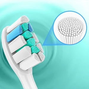 Replacement Toothbrush Head (with Protective Cover) for Philips Sonicare DiamondClean ProtectiveClean EasyClean FlexCare HealthyWhite C3 C1 C2 4100 5100 6100 HX9023 G2 Series - DuPont bristles