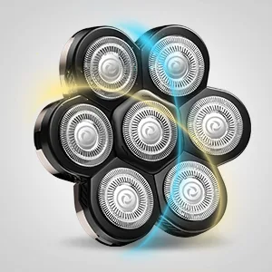 7 Blades Head Shaver Replacement Heads  Shaver Blade Heads Replacement for Electric Razor for Men - head shaver replacement